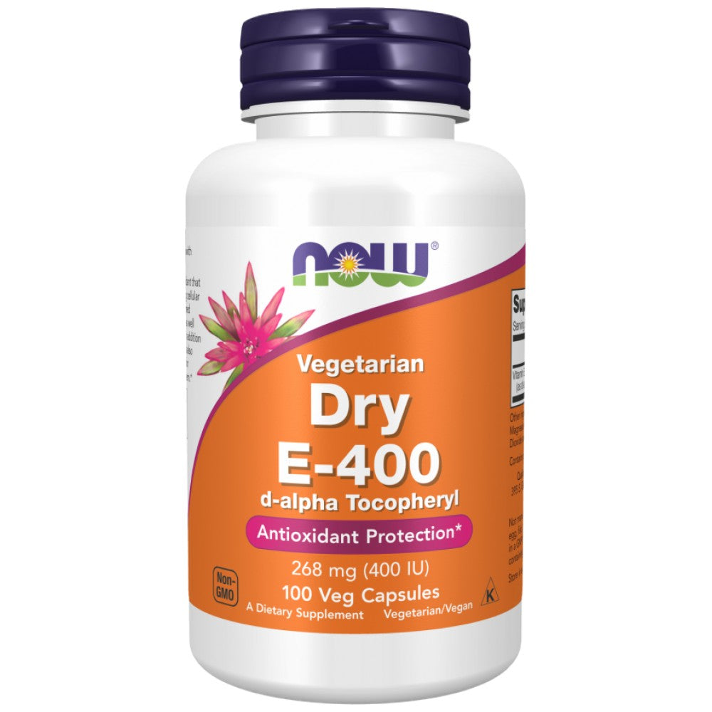 Βιταμίνη Ε-400 D-alpha tocopheryl | Χορτοφαγικό στεγνό - 100 κάψουλες