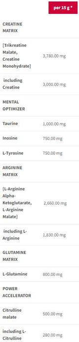 Νιτροβολόνη | Προ-προπόνηση χωρίς διεγερτικά-600 γραμμάρια