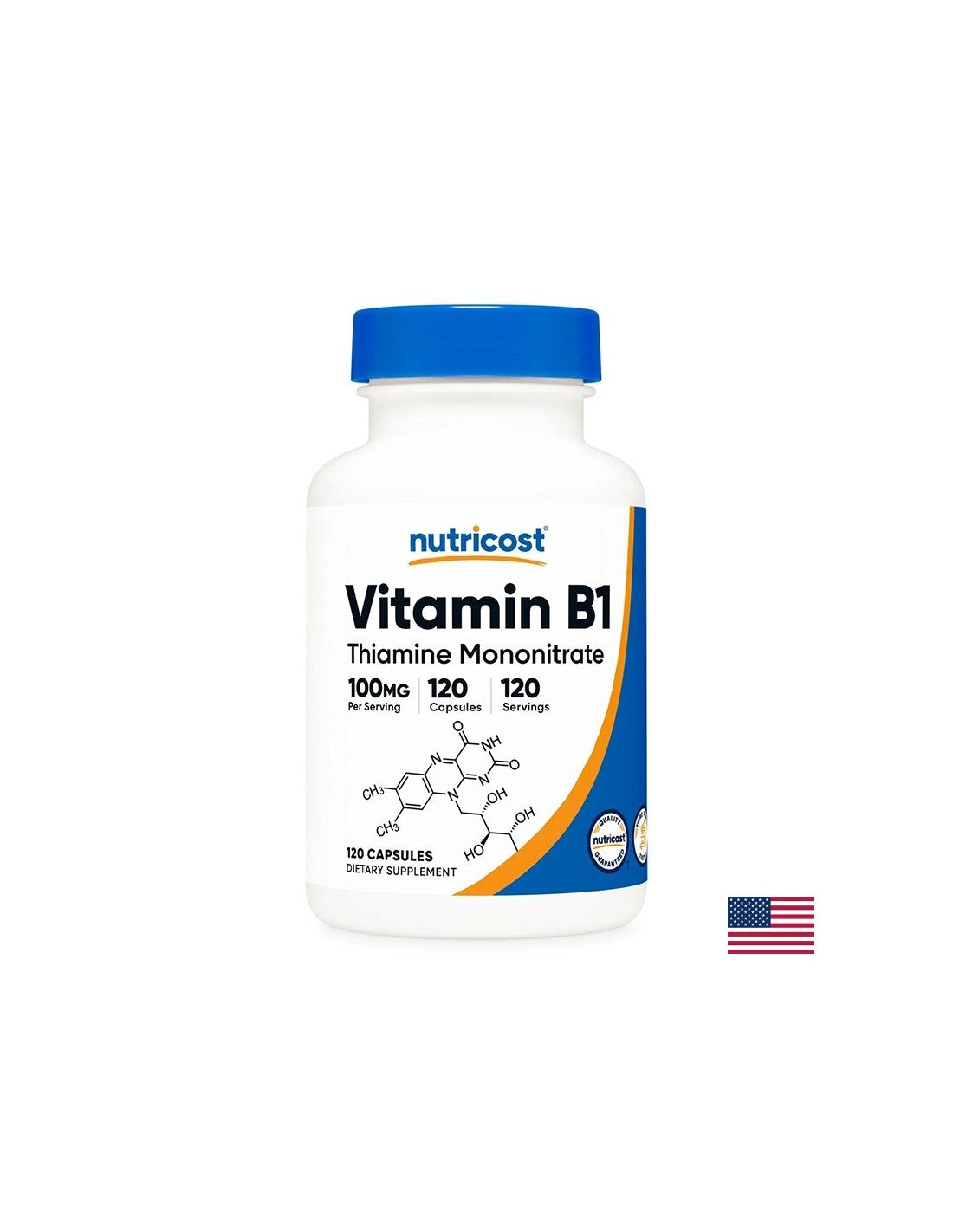 Νευρικό σύστημα - Βιταμίνη Β1 (μονοπαϊνική θειαμίνη), 100 mg x 120 κάψουλες