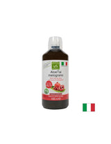 Aloe vera (χυμός και πολτός φύλλων) + χυμός ροδιού - Ανοσία, πέψη, αντιοξειδωτική προστασία. 1 λίτρο, 20 δόσεις