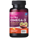 Sea-Licy® Ultra Omega-3 με κάψουλες γέλης βιταμίνης D3-60