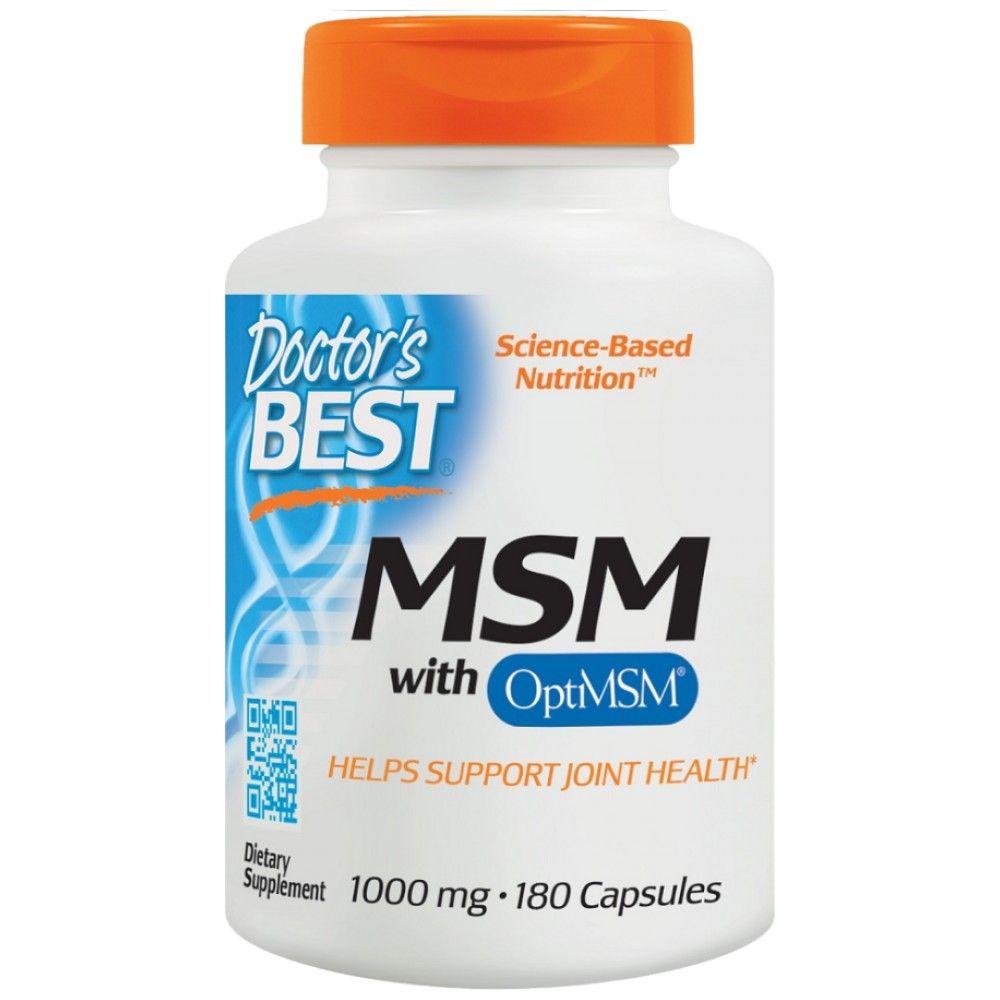 Καλύτερο MSM 1000mg | Με βέλτιστα - 180 κάψουλες