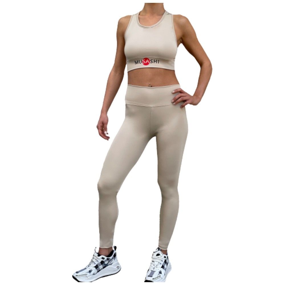 Γυναικεία leggings των γυναικών - μπεζ