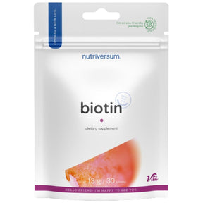 Biotin 5000 mcg - 30 Tablets - Nutra Best Europe