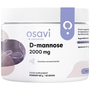 D-Mannose Powder 2000 mg - 120 grams - Nutra Best Europe