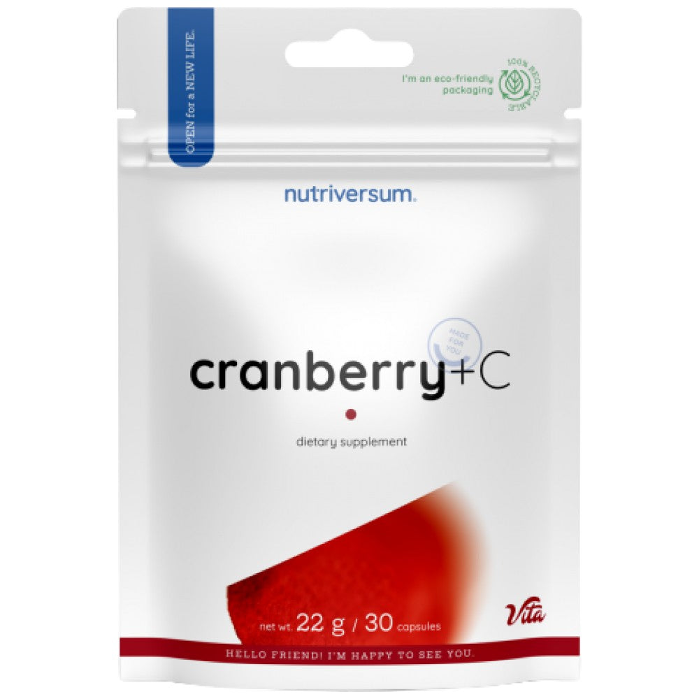Cranberry Caps + Βιταμίνη C - 30 κάψουλες
