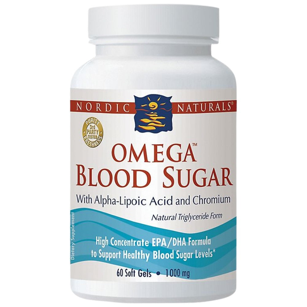 Omega Sugar αίματος 896 mg - 60 κάψουλες πηκτής