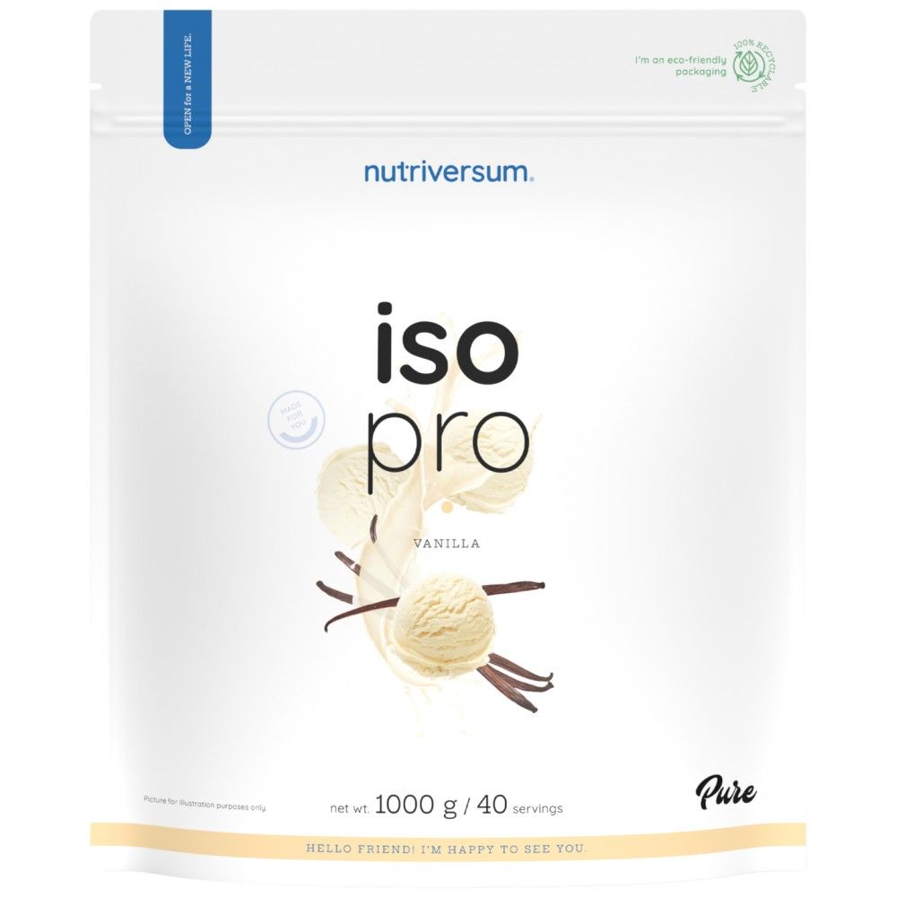ISO Pro Pure Whey | Απομόνωση με σύστημα Ν -ζυμίας - 1000 γραμμάρια