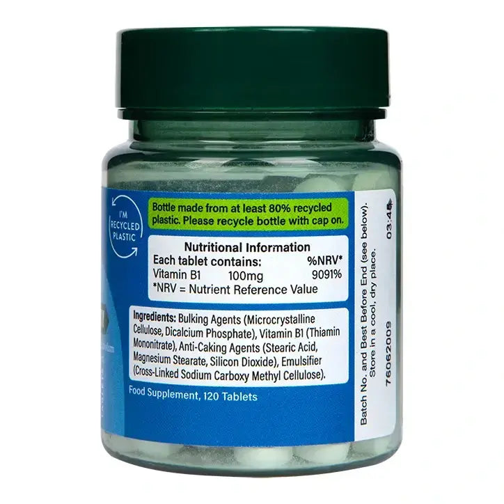 Βιταμίνη Β1 (βιταμίνη Β1) 100mg 120 δισκία Holland & Barrett
