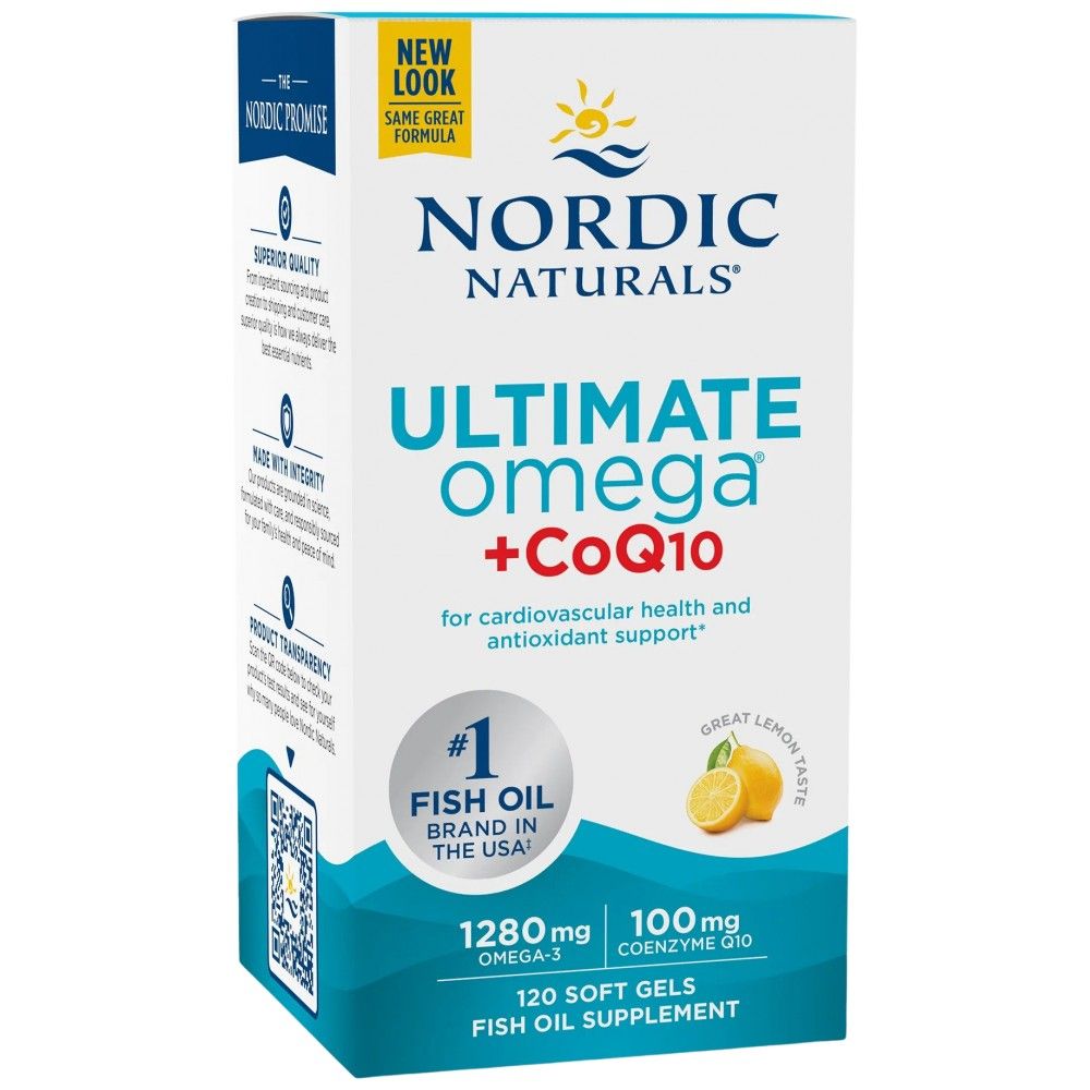 Ultimate Omega 1280 mg + coq10 - 120 κάψουλες πηκτής