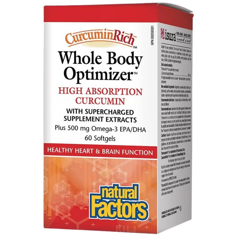 Curcuminrich ™ | Ολόκληρο το Body Optimizer ™ - 60 κάψουλες πηκτής