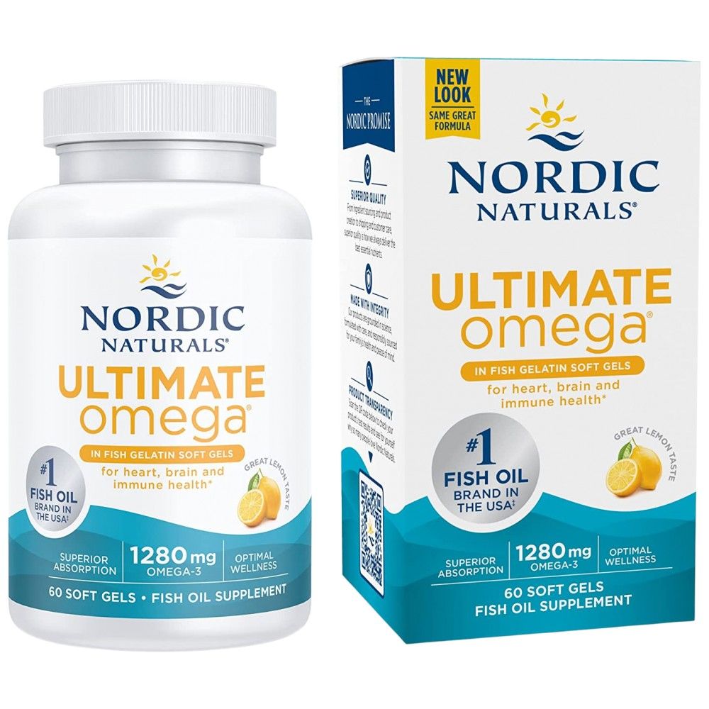 Ultimate Omega 1280 mg - 60 κάψουλες πηκτής