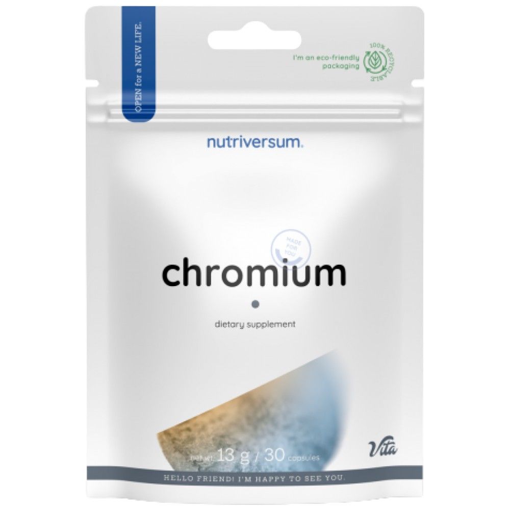 Δισκίο χρωμίου | 200 mcg chromium picolinate - 30 δισκία