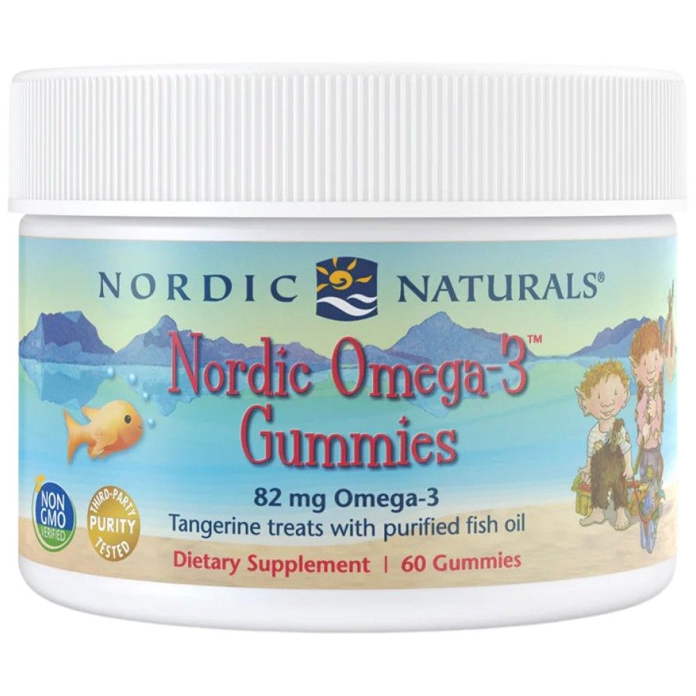 Nordic Omega -3 Gummies 82 mg - 60 Gummies