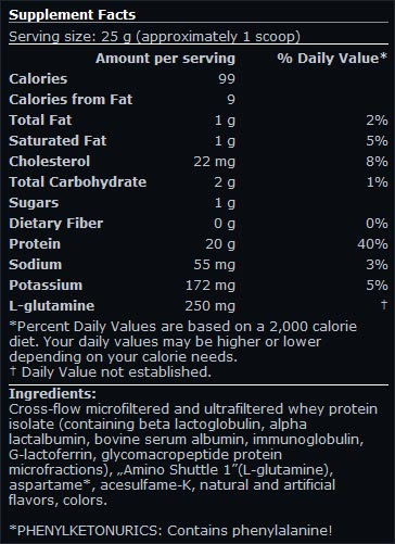 100% Whey Isolate - 2,00 kg