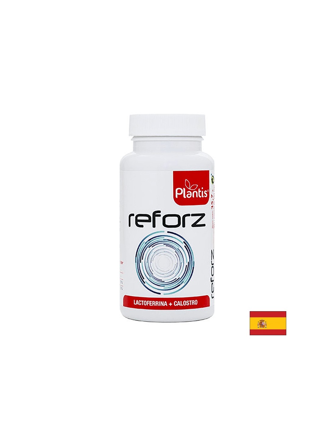 Ισχυρή ανοσία - Lactoferrin 100 mg, κολοκύθες 250 mg και βιταμίνες C 60 mg & D3 3,75 μg - Reforz Plantis®, 60 κάψουλες