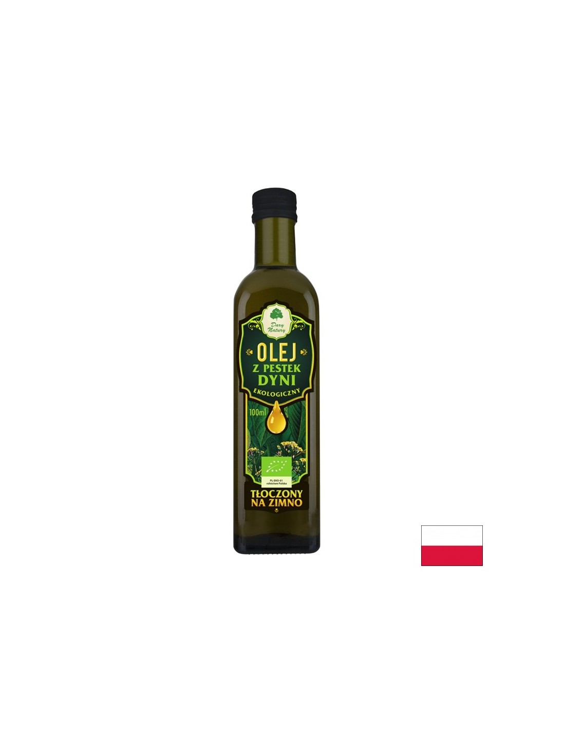 Οργανικό έλαιο σπόρου κολοκύθας, 100 ml
