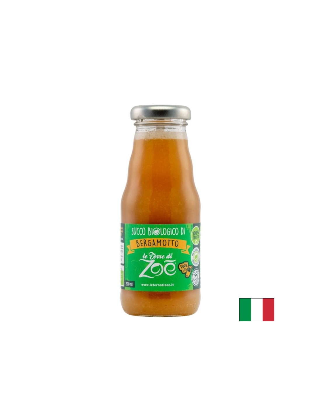 100% οργανικός χυμός περγαμόντων, 200 ml