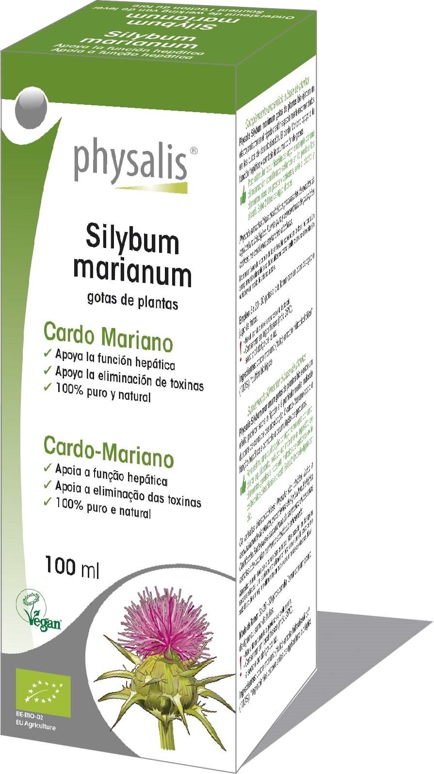 Σταγόνες γαϊδουράγκαθου Bio (βάμμα βοτάνων) 100ml - <tc>Physalis</tc>