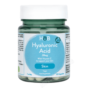 Hyaluronic Acid 20 mg / with Vitamin C - 30 capsules - Nutra Best Europe