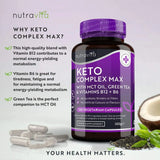 Keto Complex Max /120 κάψουλες, 60 δόσεις/ <tc>Nutravita</tc>