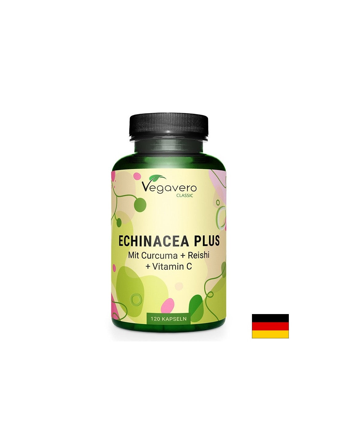 Immunity - Echinacea + Turmeric, Reishi και βιταμίνη C, 120 κάψουλες
