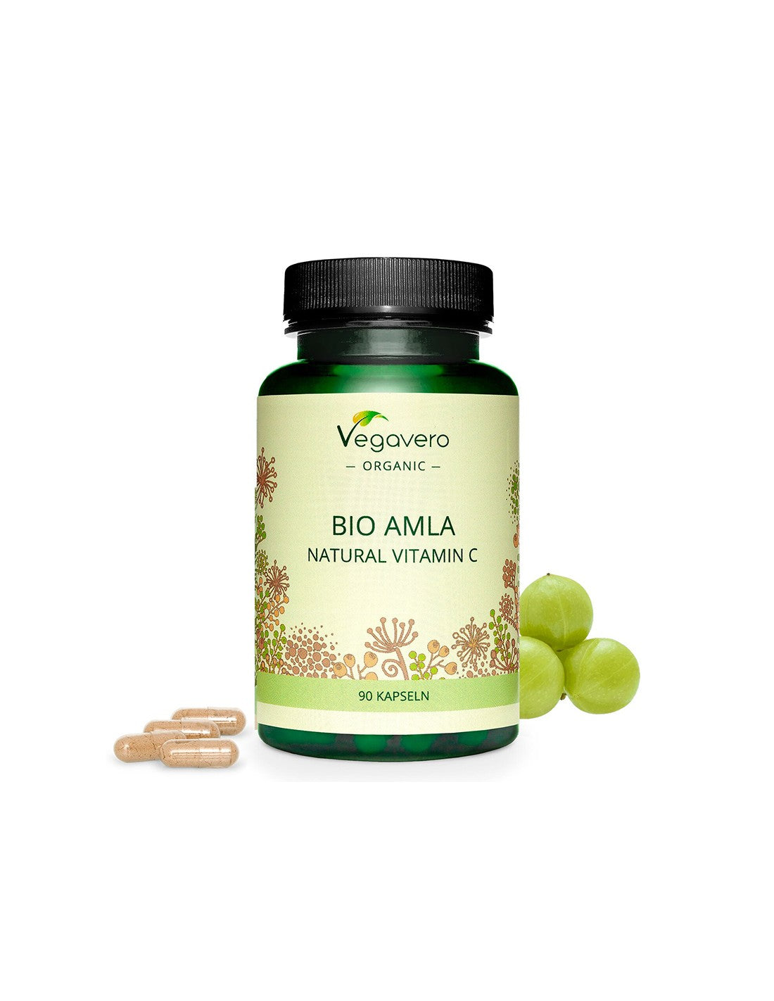 Φυσική βιταμίνη C - Amla Bio, 120 κάψουλες <tc>Vegavero</tc>