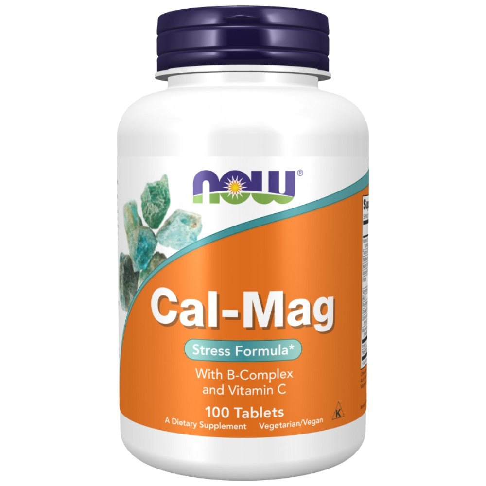 Cal-mag με B Complex & Vitamin C | Φόρμουλα στρες - 100 δισκία