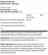 Devil's Claw 427 mg - 100 κάψουλες