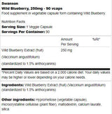 Wild Blueberry 250 mg 90 κάψουλες