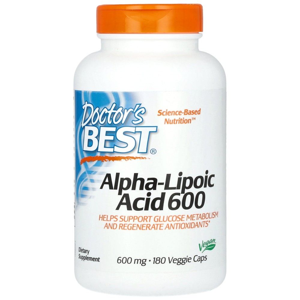 Καλύτερο λιποϊκό οξύ Alpha 600 mg - 180 κάψουλες