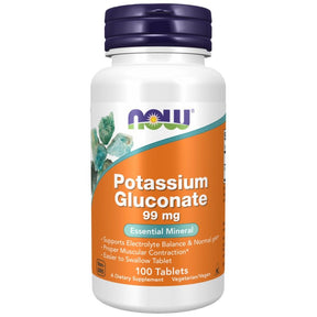 Potassium Gluconate - 100 Tablets - Nutra Best Europe