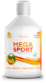 Mega Sport - Βιταμίνες + Ορυκτά + κολλαγόνο 1497 mg /500 ml /