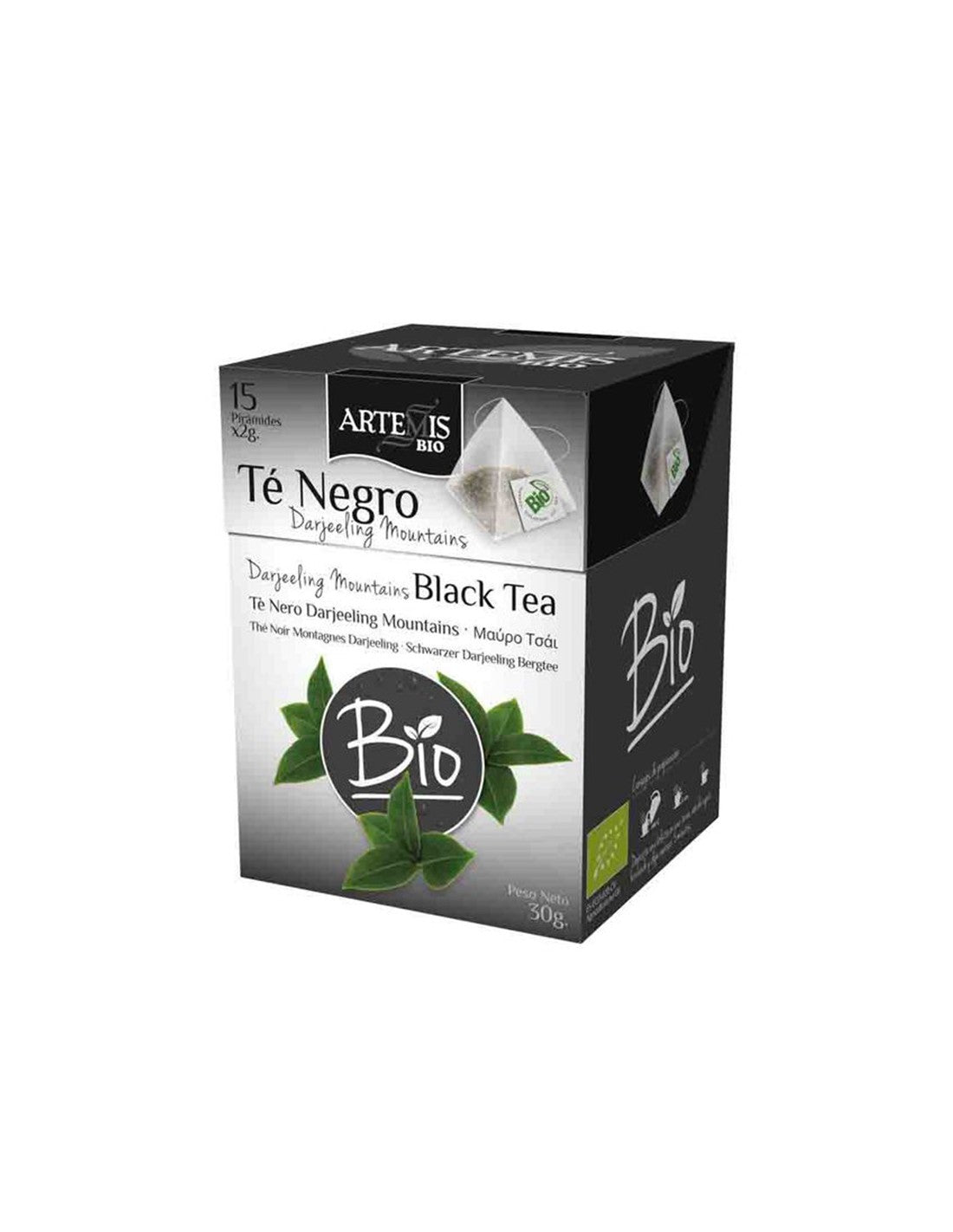 Black Tea Darjeeling Bio, 15 σακούλες φίλτρου