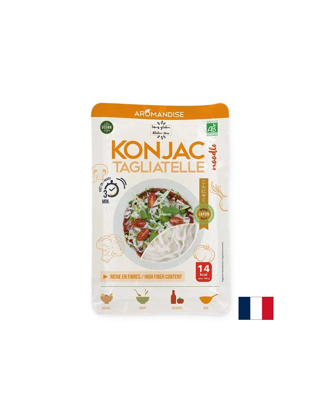 Ταλιατέλες Konjac, 150 γρ