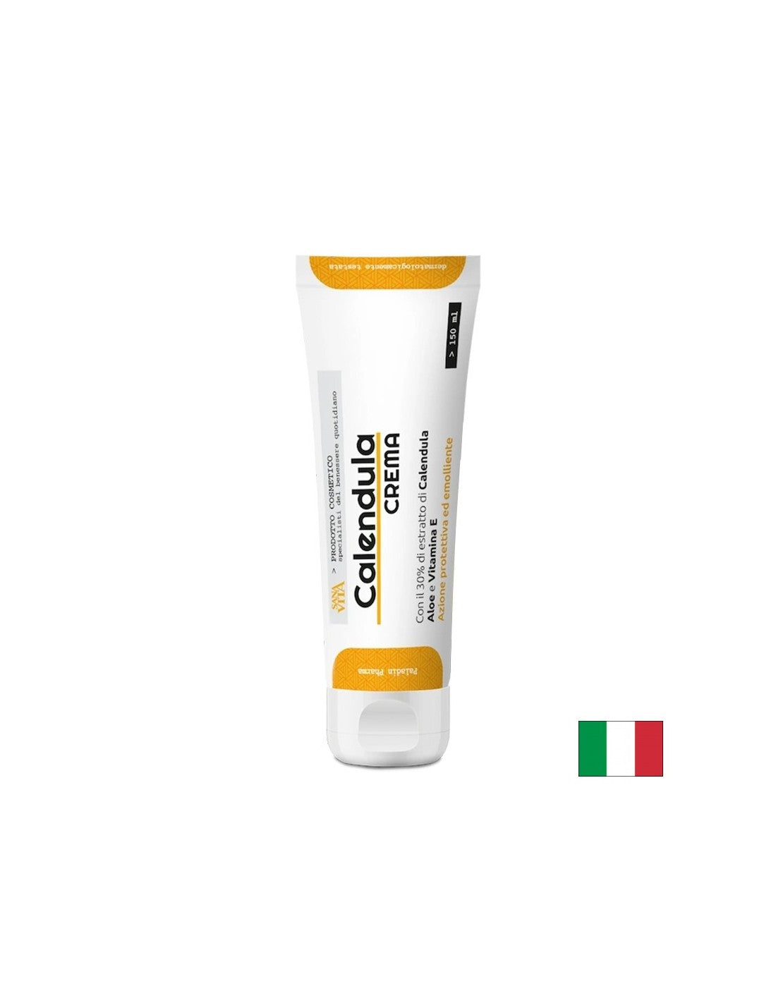 Μαλακτική κρέμα σώματος με χαμομήλι, αλόη βέρα και βιταμίνη Ε, 150 ml
