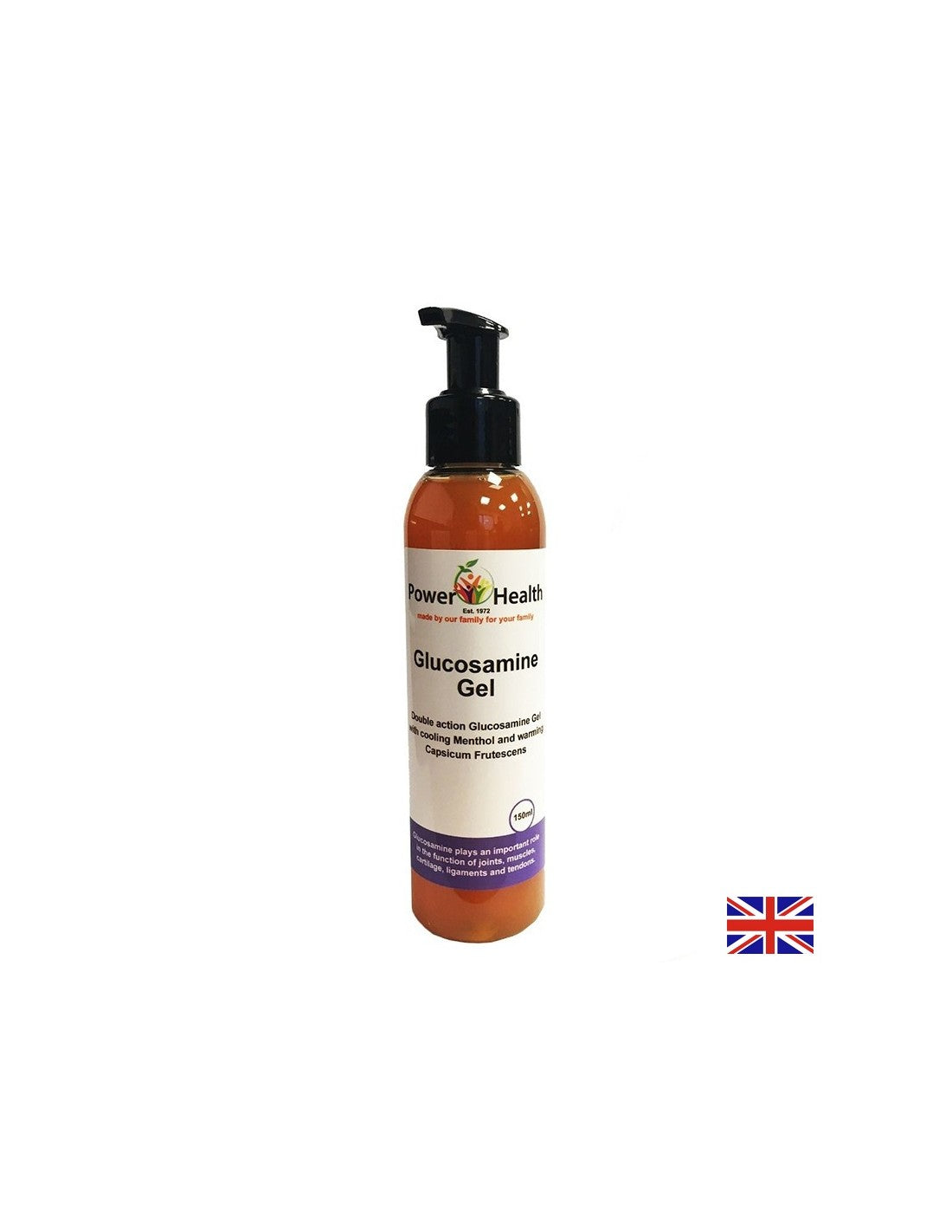 Μειώνει τον πόνο στις αρθρώσεις - Gel Glucosamine, 150 ml