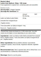 Λουτεΐνη 10 mg | Από το Optilut - 120 κάψουλες