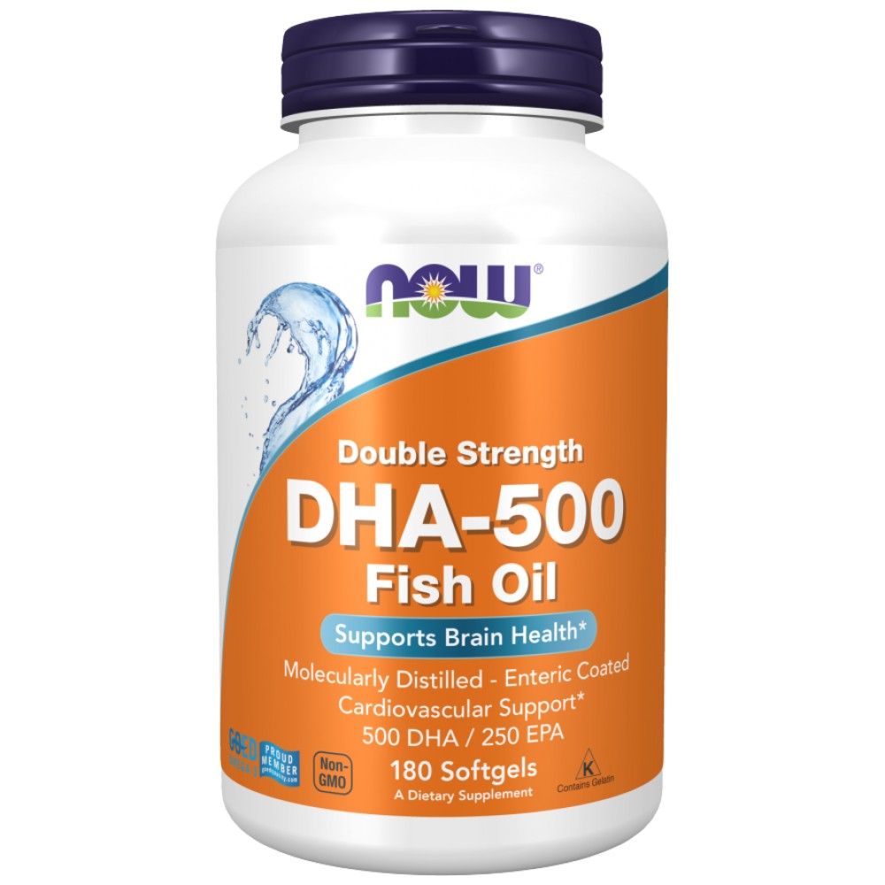 DHA - 500 Διπλή δύναμη - 180 softgels