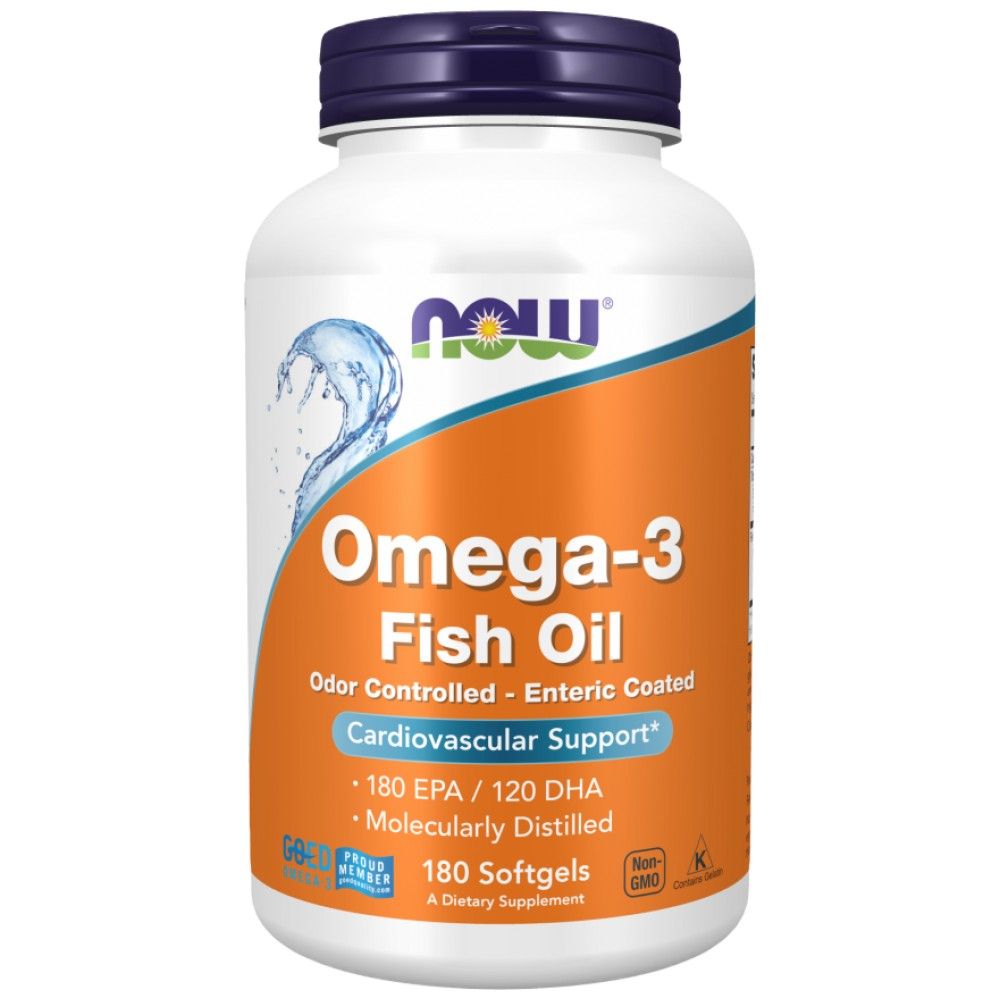 Ωμέγα -3 εντερική επικάλυψη - 180 softgels