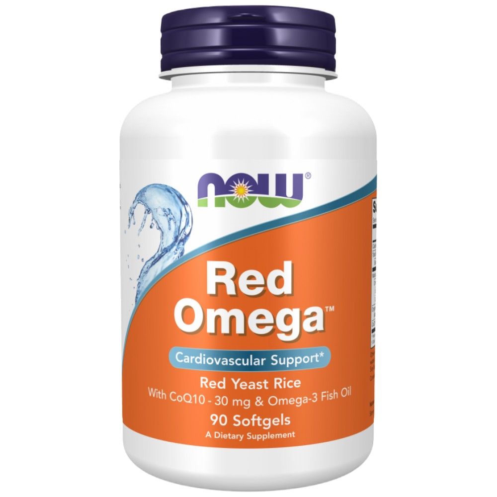 Κόκκινο Omega ™ | Κόκκινο ρύζι ζυμομύκητα - 90 softgels