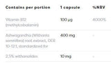 Ashwagandha επιπλέον 400 mg - 180 κάψουλες
