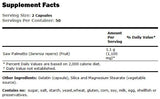 Είδε τα μούρα Palmetto 550 mg - 100 κάψουλες