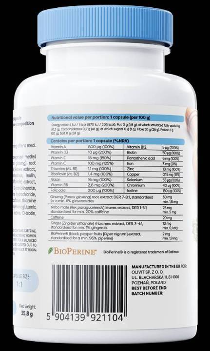Multivitamin με Yerba Mate - 180 κάψουλες