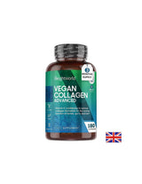 Όμορφο δέρμα, υγιείς αρθρώσεις - κολλαγόνο vegan, 180 κάψουλες - vegan κολλαγόνο