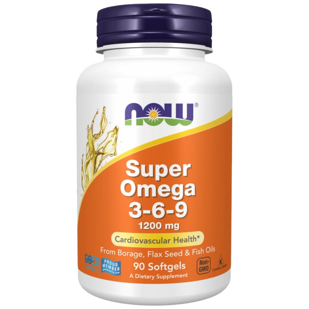Super Omega 3-6-9 1200 mg-90 κάψουλες πηκτής