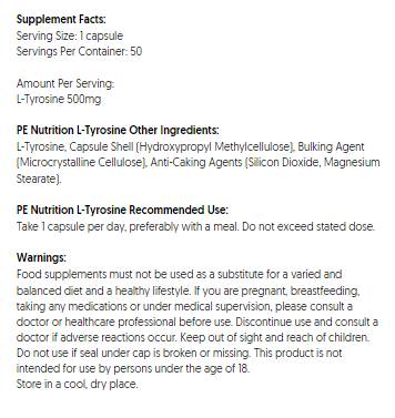 PE Nutrition | 500 mg - 50 κάψουλες