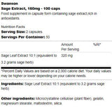 Εκχύλισμα Sage 160 mg 100 κάψουλες