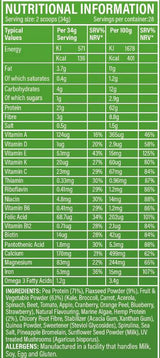 Σκόνη Superfood Greens - 952 γραμμάρια