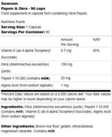 Pepsin και Okra - 90 κάψουλες
